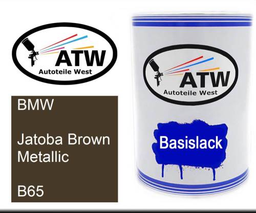 BMW, Jatoba Brown Metallic, B65: 500ml Lackdose, von ATW Autoteile West.